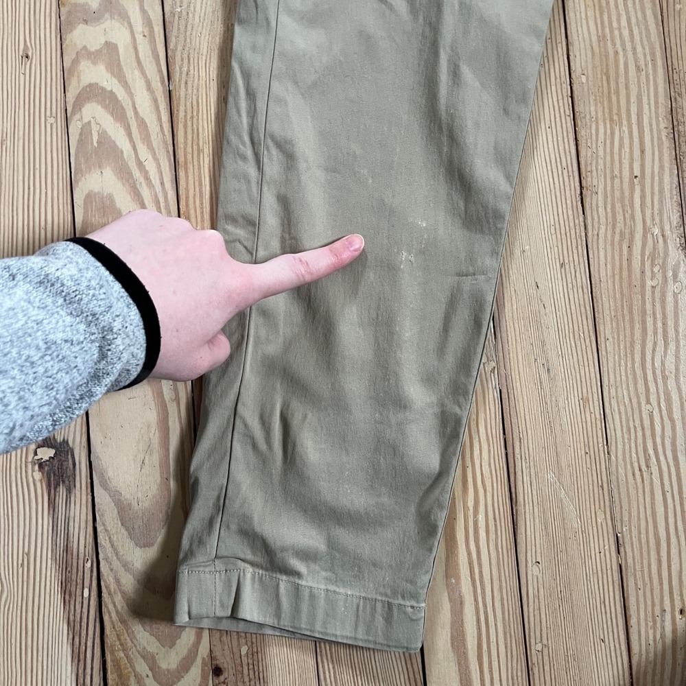 Lululemon Commission Mens Chino Pants Khaki Straight Fit Casual Comfort Size 32 - Picture 4 of 12